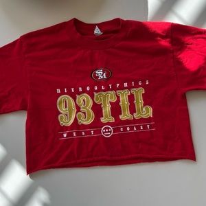 Hieroglyphics cropped t shirt